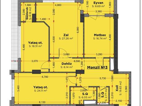 3 otaqlı mənzil, 147 m², Lux Residence: 495 000 ₼ 4