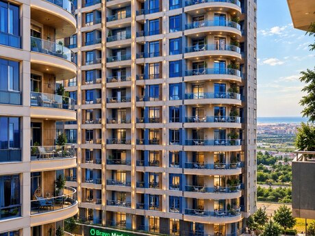 3-room apartment, 129 m², Diamanti Residence: 159 000 ₼ 3