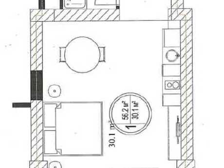 2-комнатная квартира, 57 м², Nardaran: 199 999 ₼ 2