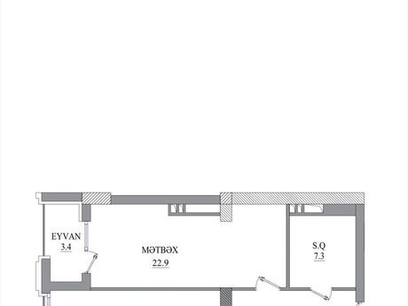 2 otaqlı mənzil, 72 m², Central Towers: 288 000 ₼ 3