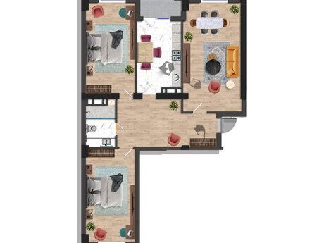 3-room apartment, 125 m², Binəqədi Park Residence: 199 000 ₼ 3