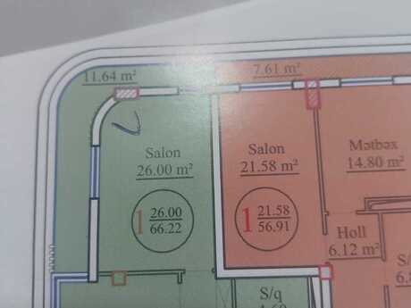 1 otaqlı mənzil, 67 m², Nəsimi: 228 000 ₼ 2
