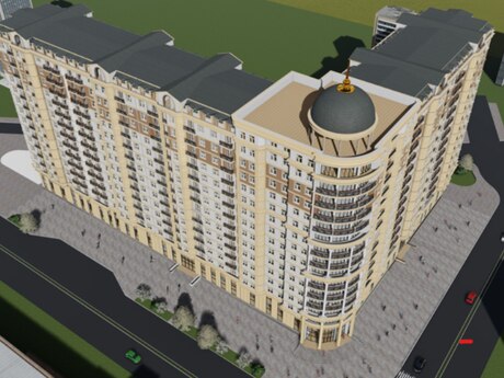 Sipark (Təbriz) kompleksində 1 otaqlı yeni tikili mənzil satılır, 54,8 m², 125 000 AZN, şəkil 5 / 6