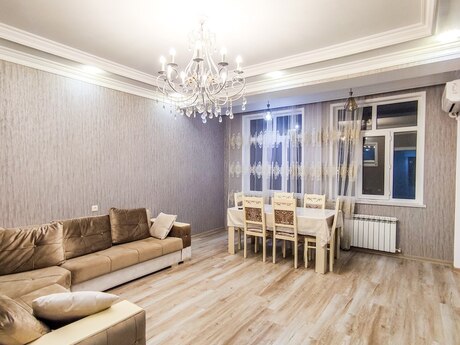 3-room apartment for rent, 90 m², Xalqlar Dostluğu: 1 000 ₼/mo 3