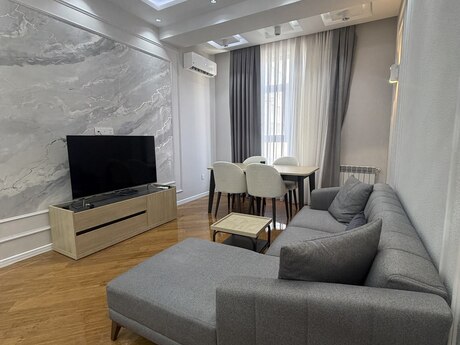 2-room apartment for rent, 65 m², Şah İsmayıl Xətai: 1 200 ₼/mo 3