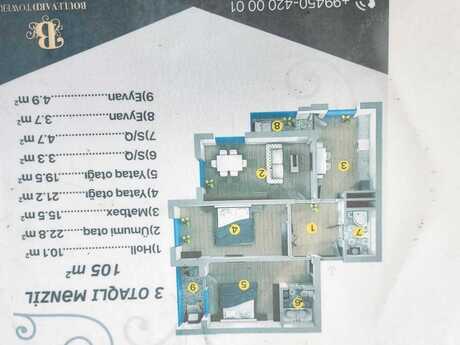 3 otaqlı mənzil, 106 m², Şah İsmayıl Xətai: 345 000 ₼ 2