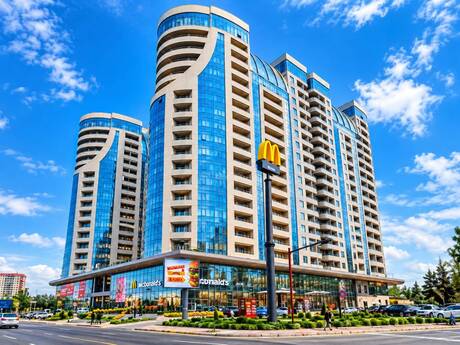 4 rooms · 200 m² · floor 16/20, Ağ şəhər
