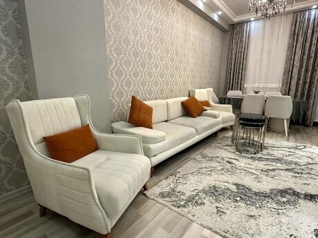 3-room new-build apartment for sale in Xəzər Residence, 108 m², 480 000 AZN, photo 2 / 12