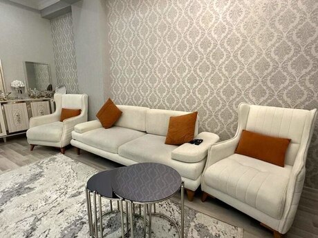 3-room new-build apartment for sale in Xəzər Residence, 108 m², 480 000 AZN, photo 3 / 12