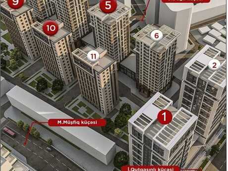 Elan №6482367 - Bakı, Elmlər Akademiyası m., 4 otaqlı, 174.5 m², 8/16 mərtəbə
