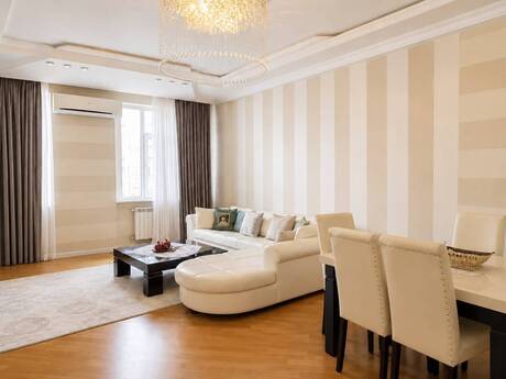 3 rooms · 135 m² · floor 9/18, Şah İsmayıl Xətai