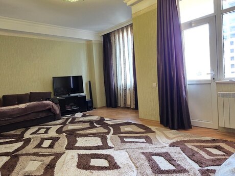 3 rooms · 128 m² · floor 4/16, Qara Qarayev