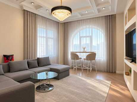 Elan №6483620 - Bakı, Ağ şəhər q., 4 otaqlı, 125 m², 1/7 mərtəbə