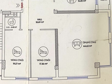 3-room apartment, 132 m², Badamdar: 275 000 ₼ 3