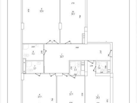 4-room apartment, 247 m², Nizami: 765 000 ₼ 2