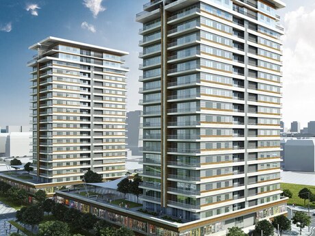 2 otaq · 70 m² · 5/20 mərtəbə, Ağ şəhər