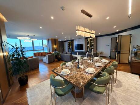 4-room apartment for rent, 350 m², Crescent Residences: 30 000 ₼/mo 4