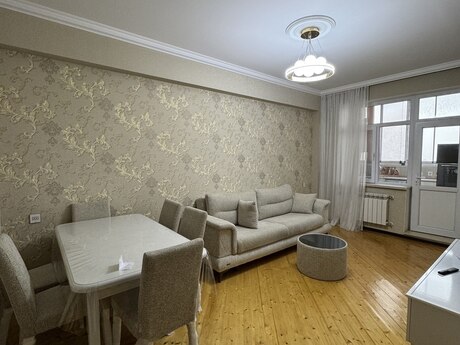 Nəsimidə 2 otaqlı yeni tikili mənzil kirayə verilir, 50 m², 650 AZN/ay, şəkil 2 / 10