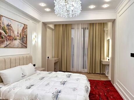 Gənclikdə 2 otaqlı yeni tikili mənzil kirayə verilir, 75 m², 1 200 AZN/ay, şəkil 3 / 12