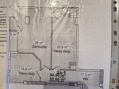 3-room apartment, 94,5 m², 20 Yanvar: 255 000 ₼ 4