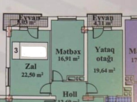2 otaqlı mənzil, 108 m², Qara Qarayev: 266 000 ₼ 4