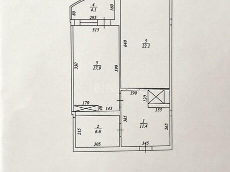 1-комнатная квартира, 64 м², Şah İsmayıl Xətai: 224 000 ₼ 2