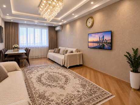 Elan №6493438 - Bakı, İnşaatçılar m., 3 otaqlı, 121 m², 3/17 mərtəbə