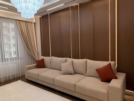 3 rooms · 90 m² · floor 12/16, 8 Noyabr
