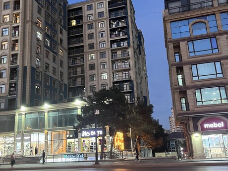 4 rooms · 129 m² · floor 7/12, Elmlər Akademiyası