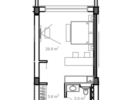1-room apartment, 57 m², Sea Breeze: 142 500 ₼ 2