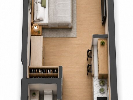 1-комнатная квартира, 35 м², Nardaran: 85 000 ₼ 5