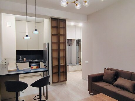 Nəsimidə 2 otaqlı yeni tikili mənzil kirayə verilir, 60 m², 1 100 AZN/ay, şəkil 2 / 12