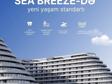 2-room apartment, 74 m², Nardaran: 250 000 ₼ 2