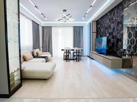 Ağ şəhərdə 3 otaqlı yeni tikili mənzil kirayə verilir, 120 m², 3 500 AZN/ay, şəkil 3 / 12