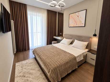 BCR Khatai kompleksində 2 otaqlı yeni tikili mənzil kirayə verilir, 65 m², 1 600 AZN/ay, şəkil 3 / 8
