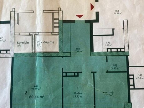 2-room apartment, 81 m², Nizami: 296 000 ₼ 2
