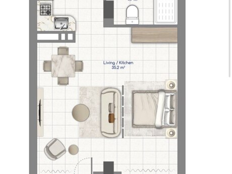 2 otaqlı mənzil, 57 m², Sea Breeze: 195 000 ₼ 5
