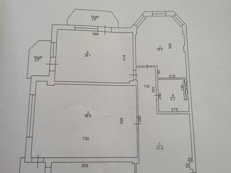 3 otaqlı mənzil, 156 m², İnşaatçılar: 500 000 ₼ 5