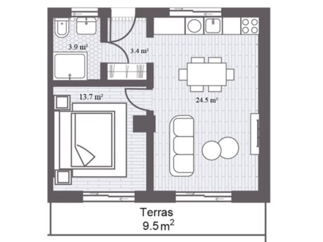 Nardaranda 2 otaqlı yeni tikili mənzil satılır, 64 m², 252 000 AZN, şəkil 3 / 12