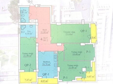 4 otaqlı mənzil, 181 m², Nəriman Nərimanov: 372 000 ₼ 4