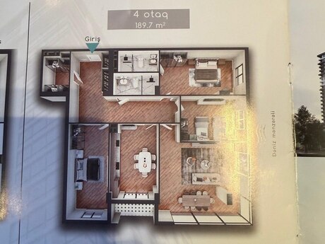 4-room apartment, 190 m², Xətai Residence: 608 000 ₼ 2