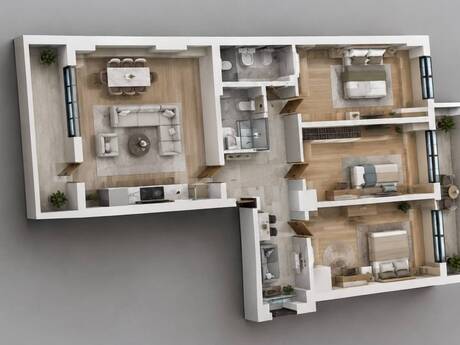 4 otaqlı mənzil, 158 m², Şah İsmayıl Xətai: 400 000 ₼ 4
