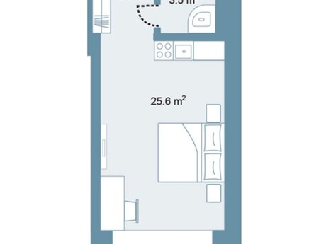 1-room apartment, 51,5 m², Nardaran: 122 000 ₼ 2