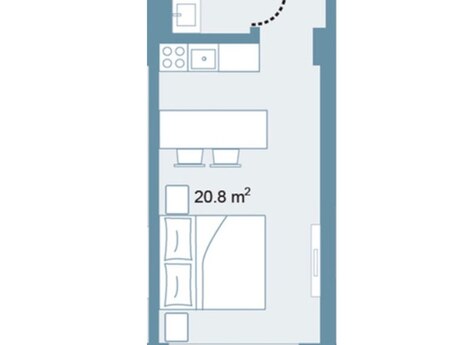 1-room apartment, 40 m², Nardaran: 95 000 ₼ 2