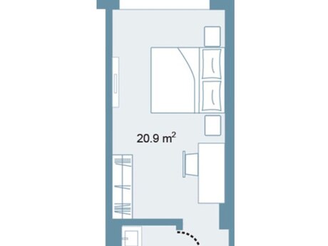 1 otaqlı mənzil, 40 m², Nardaran: 92 000 ₼ 2