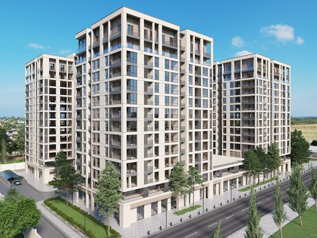 Elan №6509821 - Bakı, Bakıxanov q., 2 otaqlı, 53.9 m², 3/14 mərtəbə