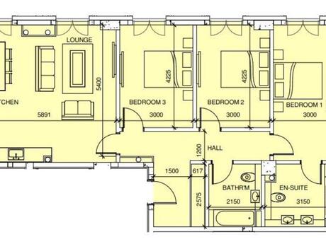 3-room apartment, 110 m², Knightsbridge Residence White City: 570 000 ₼ 4