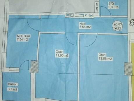 2-комнатная квартира, 55 м², 28 May: 165 000 ₼ 3