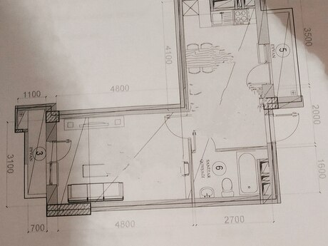 2 otaqlı mənzil, 39 m², Hövsan: 98 700 ₼ 3