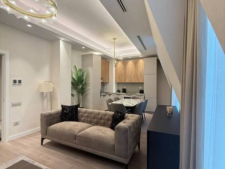 Knightsbridge Residence White City kompleksində 3 otaqlı yeni tikili mənzil kirayə verilir, 110 m², 3 000 AZN/ay, şəkil 2 / 12
